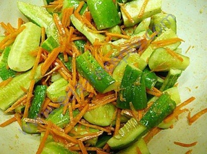 Салат из огурцов по-корейски