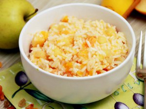 Рисовая каша с тыквой в мультиварке