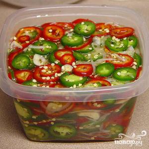 Горький маринованный перец