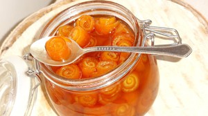 Варенье из апельсиновых корок завитушки 