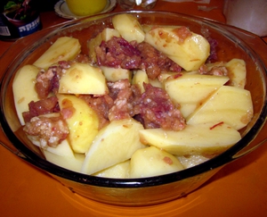 Солянка из баночного мяса