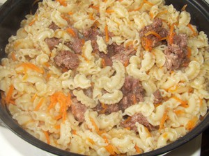 Тушенье с красной капустой
