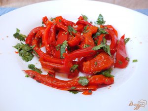 Салат из капусты с болгарским перцем