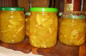 Варенье из кабачков с апельсинами