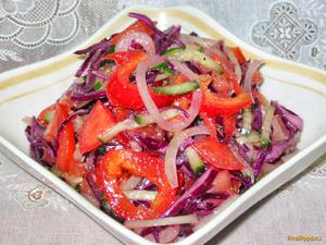Салат с капустой