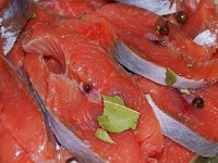 горбуша соленая в масле