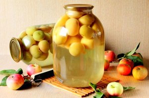 Как сварить яблочный компот 
