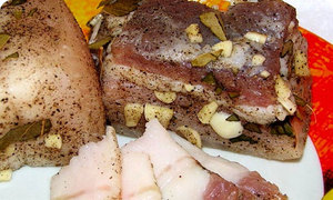 Польза сала с чесноком