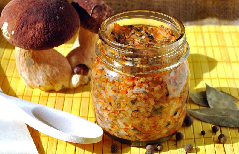 Вкусная грибная икра