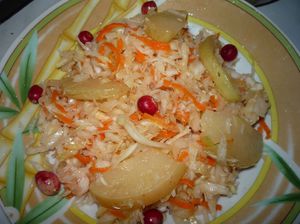 Как квасить капусту с яблоками