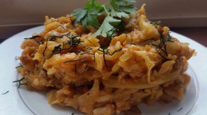 Капуста с фаршем в мультиварке