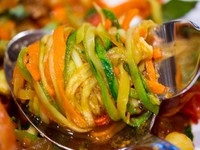 Легкий салат из кабачков