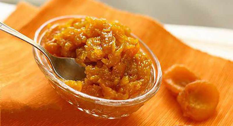 Рецепт варенья из тыквы с курагой