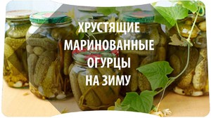 Огурцы маринованные рецепт