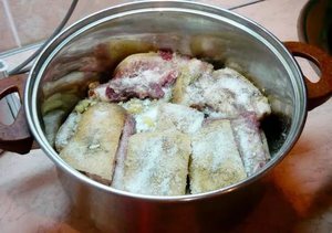 Сало в горячем рассоле