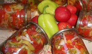 Продукты для салата ассорти на зиму