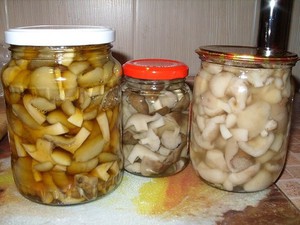 Процесс маринования грибов