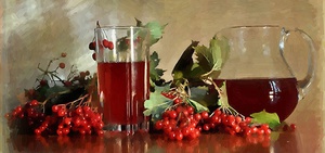 Калины сок делаем сами 