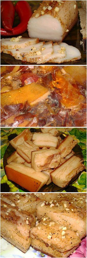 Как варить сало в луковой шеллухе