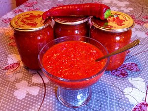Рецепт острой аджики