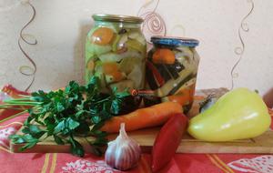 Кабачки маринованные