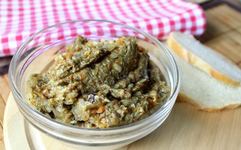 Грибная икра из сушеных грибов