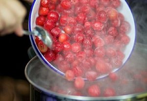 Процесс приготовления компота