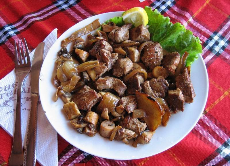 Блюда из грибов рядовки